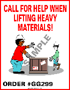Lifting Safety Posters for the Workplace. CLICK HERE
