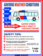 Bus Safety Posters for Municipal, Charter and Private Busses. CLICK HERE.